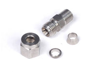 Load image into Gallery viewer, Haltech 1/4in Stainless Compression 1/8in NPT Thread Fitting Kit (Incl Nut &amp; Ferrule)