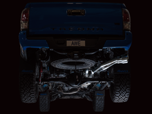 Load image into Gallery viewer, AWE 16-22 Toyota Tacoma 0FG Catback Exhaust w/ BashGuard - Dual Chrome Silver Tips