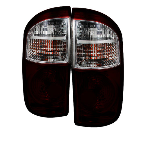 xTune Toyota Tundra Double Cab 04-06 OEM Style Tail Lights Red Smoked ALT-JH-TTU04-OE-RSM