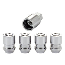 Load image into Gallery viewer, McGard Wheel Lock Nut Set - 4pk. (Cone Seat) M12X1.25 / 19mm &amp; 21mm Dual Hex / 1.28in. L - Chrome