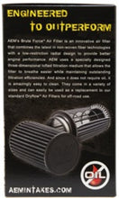 Load image into Gallery viewer, AEM Dryflow 4in. X 9in. Round Tapered Air Filter