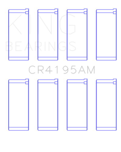 King Engine Bearings Chrysler 420A Connecting Rod Bearing Set - Size STD