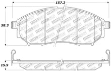 Load image into Gallery viewer, StopTech Performance 06-08 350Z w/ Std Brakes / 06-08 Infiniti G35 Front Brake Pads