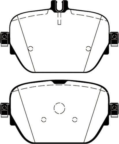 EBC 2019+ Mercedes-Benz CLS53 AMG (C257) 3.0L Turbo Yellowstuff Rear Brake Pads