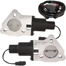 Load image into Gallery viewer, QTP 2.5in Bolt-On QTEC Dual Electric Cutout Valves - Pair