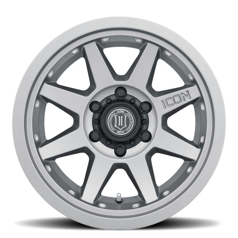 ICON Rebound Pro 17x8.5 6x5.5 0mm Offset 4.75in BS 106.1mm Bore Titanium Wheel