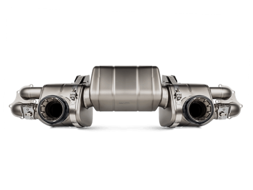 Akrapovic 2020+ Porsche Cayman GT4 (718) Slip-On Race Line (Titanium) (Req Tips / Option 2)