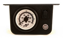 Load image into Gallery viewer, Air Lift Single Needle Gauge W/ 2in Lighted Panel - 100 PSI