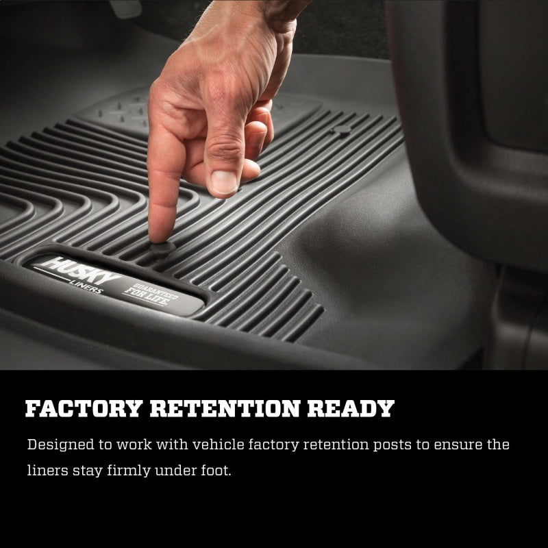 Husky Liners 21-23 Chevrolet Tahoe / GMC Yukon X-act Contour Series 3rd Seat Floor Liners - Black