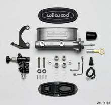 Load image into Gallery viewer, Wilwood HV Tandem M/C Kit w L/H Bracket &amp; Prop Valve - 15/16in Bore-W/Pushrod - Early Mustang