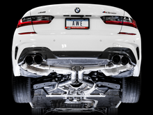 Load image into Gallery viewer, AWE Tuning 2019+ BMW M340i (G20) Track Edition Exhaust - Quad Diamond Black Tips