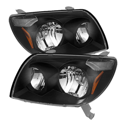 xTune Toyota 4Runner 03-05 Crystal Headlights Black HD-JH-T4R03-AM-BK