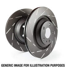 Load image into Gallery viewer, EBC 88-96 Chevrolet Corvette (C4) 5.7 USR Slotted Rear Rotors