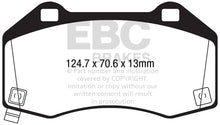 Load image into Gallery viewer, EBC 2016+ Mazda Miata MX-5 / 17-20 Fiat 124 Spider Abarth Yellowstuff Front Brake Pads