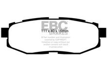 Load image into Gallery viewer, EBC 12+ Scion FR-S 2 Redstuff Rear Brake Pads