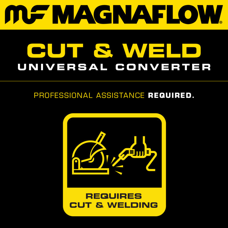 MagnaFlow Conv Universal 2.25 inch C/A 5 inch spun body