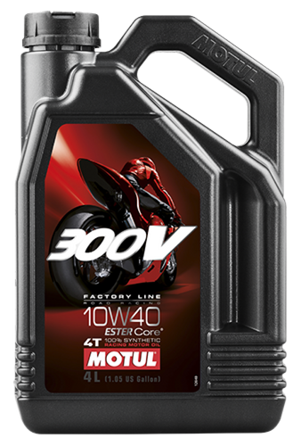 Motul 4L Synthetic-ester 300V Factory Line Road Racing 10W40