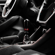 Load image into Gallery viewer, Cobb Subaru 6-Speed Tall Weighted COBB Shift Knob - Black (Incl. Both Red + Blk Collars)