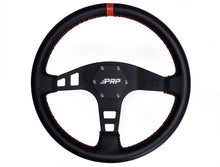 Load image into Gallery viewer, PRP Flat Leather Steering Wheel- Red