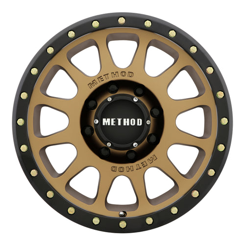 Method MR305 NV 18x9 +18mm Offset 8x170 130.81mm CB Method Bronze/Black Street Loc Wheel