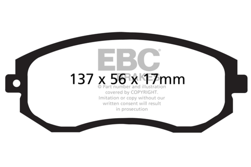 EBC 12+ Scion FR-S 2 Ultimax2 Front Brake Pads