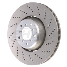 Load image into Gallery viewer, SHW 06-10 BMW M5 5.0L Right Front Cross-Drilled Lightweight Brake Rotor (34112282806)