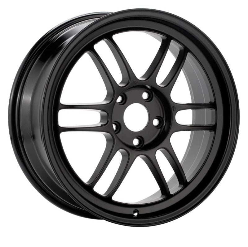 Enkei RPF1 16x7 4x100 43mm Offset 73mm Bore Black Wheel  Miata 4-Lug / 02-06 Mini /  Honda & Acura 4