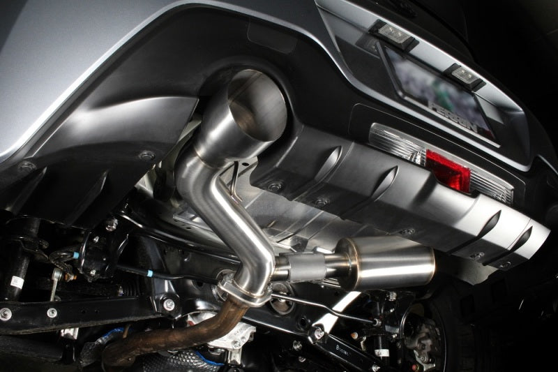 PERRIN 22-25 Subaru BRZ / Toyota GR86 Axle Back Exhaust SS (Single Side Exit w/Helmholtz Chamber)