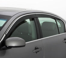 Load image into Gallery viewer, AVS 09-15 Nissan Maxima Ventvisor Low Profile Deflectors 4pc - Smoke w/Chrome Trim