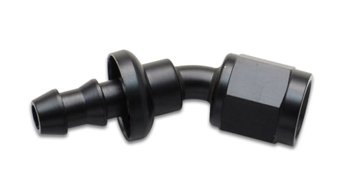 Vibrant Push-On 30 Degree Hose End Elbow Fitting Size -10AN