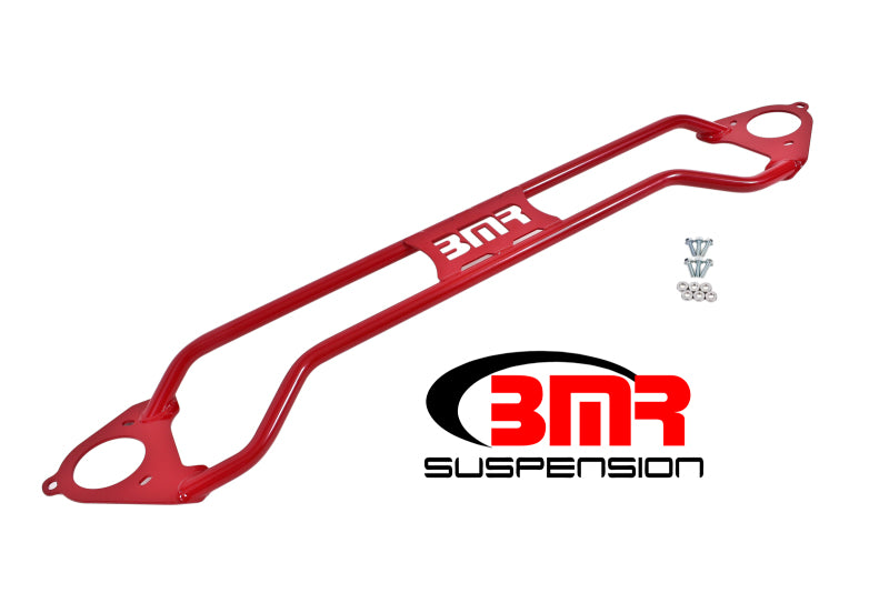 BMR 16-17 6th Gen Camaro Front Twin Tube Design Strut Tower Brace - Red