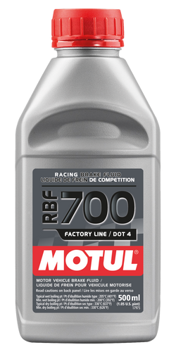 Motul 1/2L Brake Fluid RBF 700 - Racing DOT 4