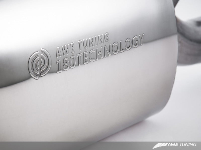 AWE Tuning Audi B8.5 S4 3.0T Touring Edition Exhaust System - Chrome Silver Tips (102mm)