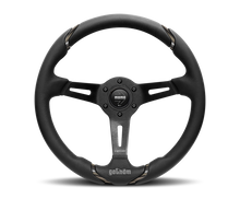 Load image into Gallery viewer, Momo Gotham Steering Wheel 350 mm - Black Leather/Black Spokes