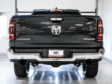Load image into Gallery viewer, AWE Tuning 19-21 RAM 1500 5.7L (w/Cutouts) 0FG Dual Rear Exit Cat-Back Exhaust - Diamond Black Tips