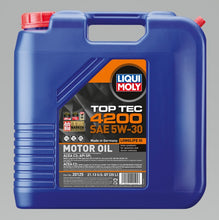 Load image into Gallery viewer, LIQUI MOLY 20L Top Tec 4200 New Generation Motor Oil SAE 5W30