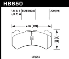 Load image into Gallery viewer, Hawk 09-11 Nissan GT-R HP+ Street Front Brake Pads