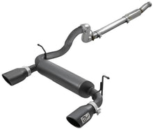 Load image into Gallery viewer, aFe Rebel Series 409 Stainless Steel Cat-Back Exhaust 18-21 Jeep Wrangler JL 2.0L (t) - Black Tip