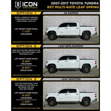 Load image into Gallery viewer, ICON 2007+ Toyota Tundra RXT Stage 3 System