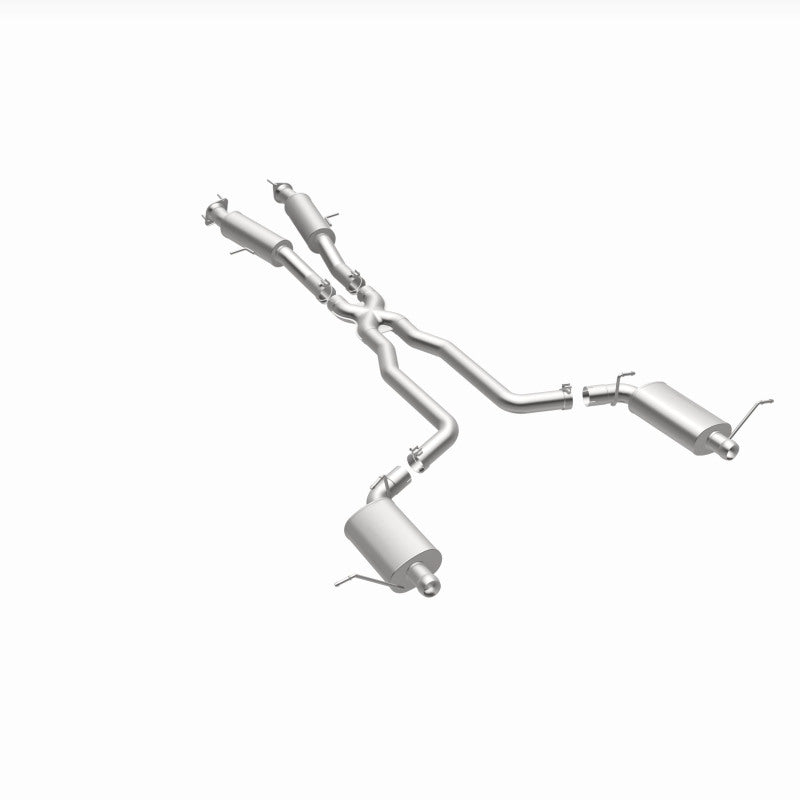 MagnaFlow 12 Jeep Grand Cherokee V8 6.4L Dual Split Rear Exit Stainless Cat Back Performance Exhaust