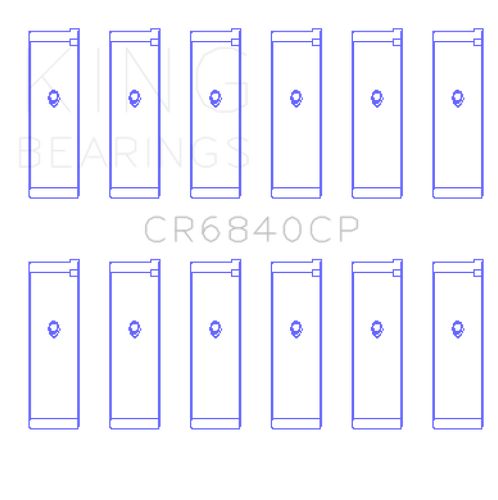 King Engine Bearings 05-12 Nissan VQ40DE 6 Cyl Rod Bearing Set - Size STD