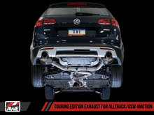 Load image into Gallery viewer, AWE Tuning VW MK7 Golf Alltrack/Sportwagen 4Motion Touring Edition Exhaust - Polished Silver Tips