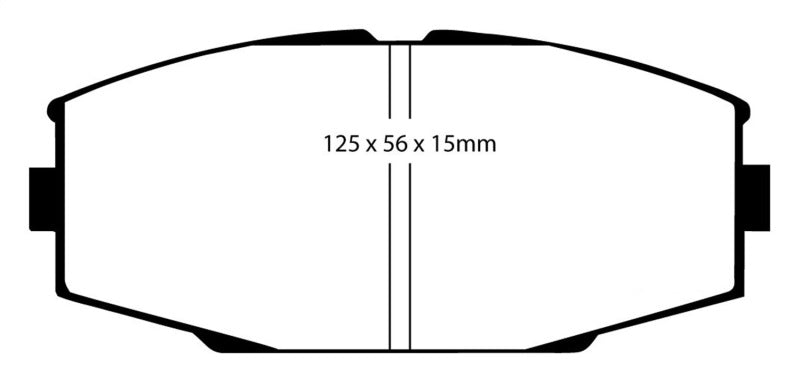 EBC 86-92 Toyota Supra 2.8 Redstuff Front Brake Pads