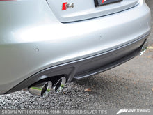Load image into Gallery viewer, AWE Tuning Audi B8 / B8.5 S4 3.0T Track Edition Exhaust - Chrome Silver Tips (90mm)