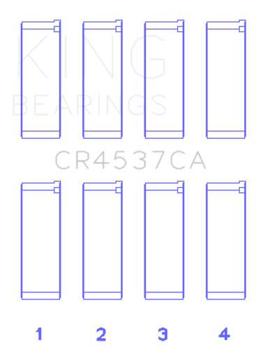 King Engine Bearings Mini Cooper S/Cooper S Conv/Works W10B16A Rod Bearing Set - Size STD