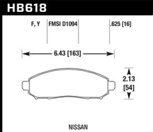 Load image into Gallery viewer, Hawk 05-10 Nissan Frontier / 05-07 Nissan Pathfinder / 09-10 Pathfinder 4.0L / 05-10 Nissan Xtrerra