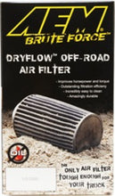 Load image into Gallery viewer, AEM 3.5 inch x 9 inch DryFlow Conical Air Filter