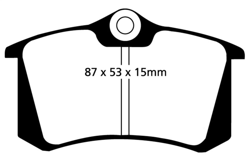 EBC 10-13 Audi A3 2.0 TD Redstuff Rear Brake Pads