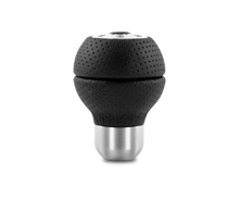 Load image into Gallery viewer, Momo Race Shift Knob - Black Airleather, Aluminum Insert