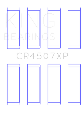 King Engine Bearings Mazda L3-VDT MZR Performance Rod Bearing Set - Size STD